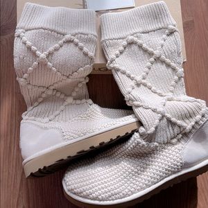UGG Classic Argyle Knit Boots